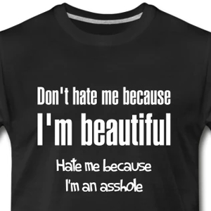 Don t hate me because I m beautiful